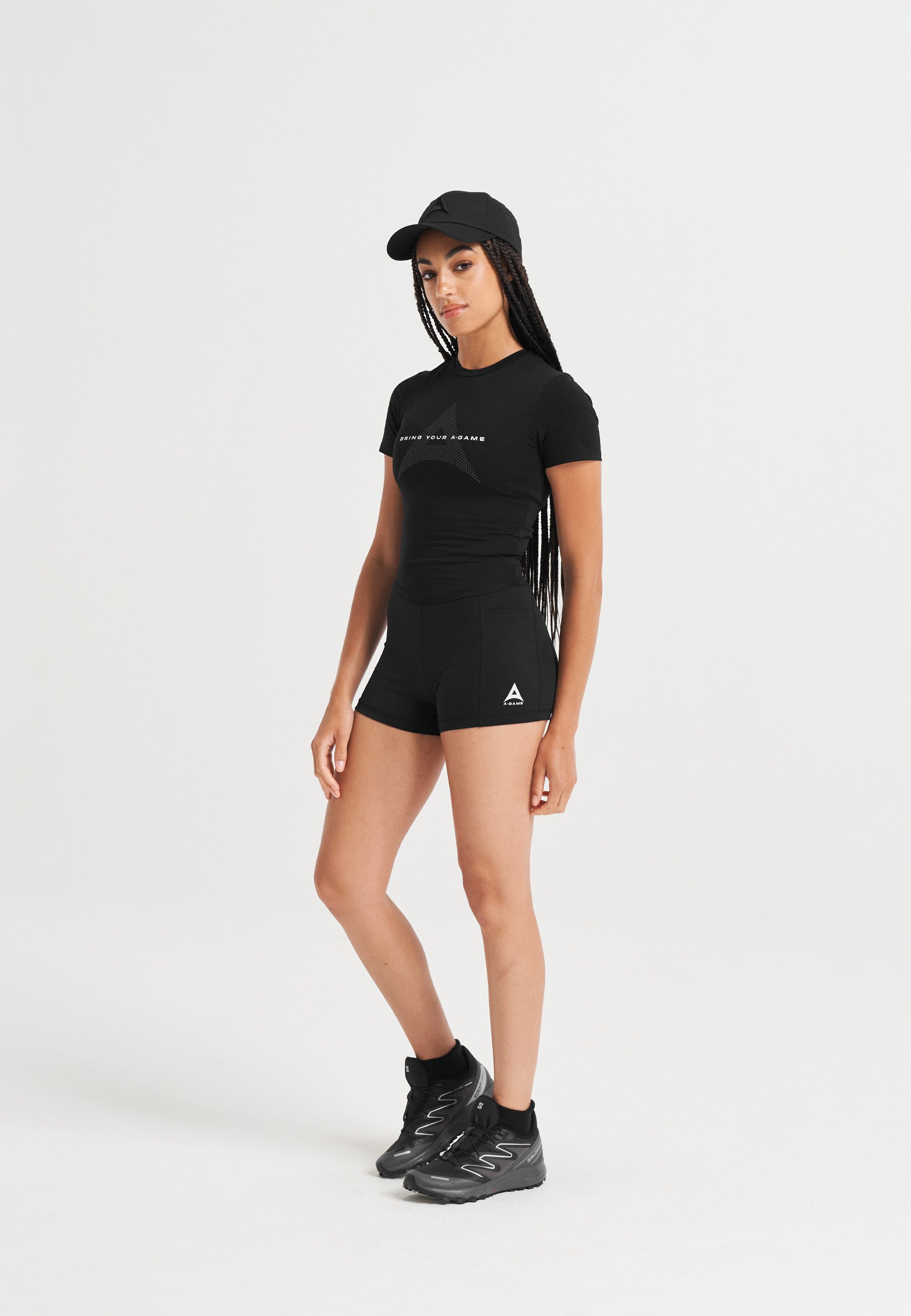 Maglia a maniche corte A-Game Bring Your A Game da donna - Nera