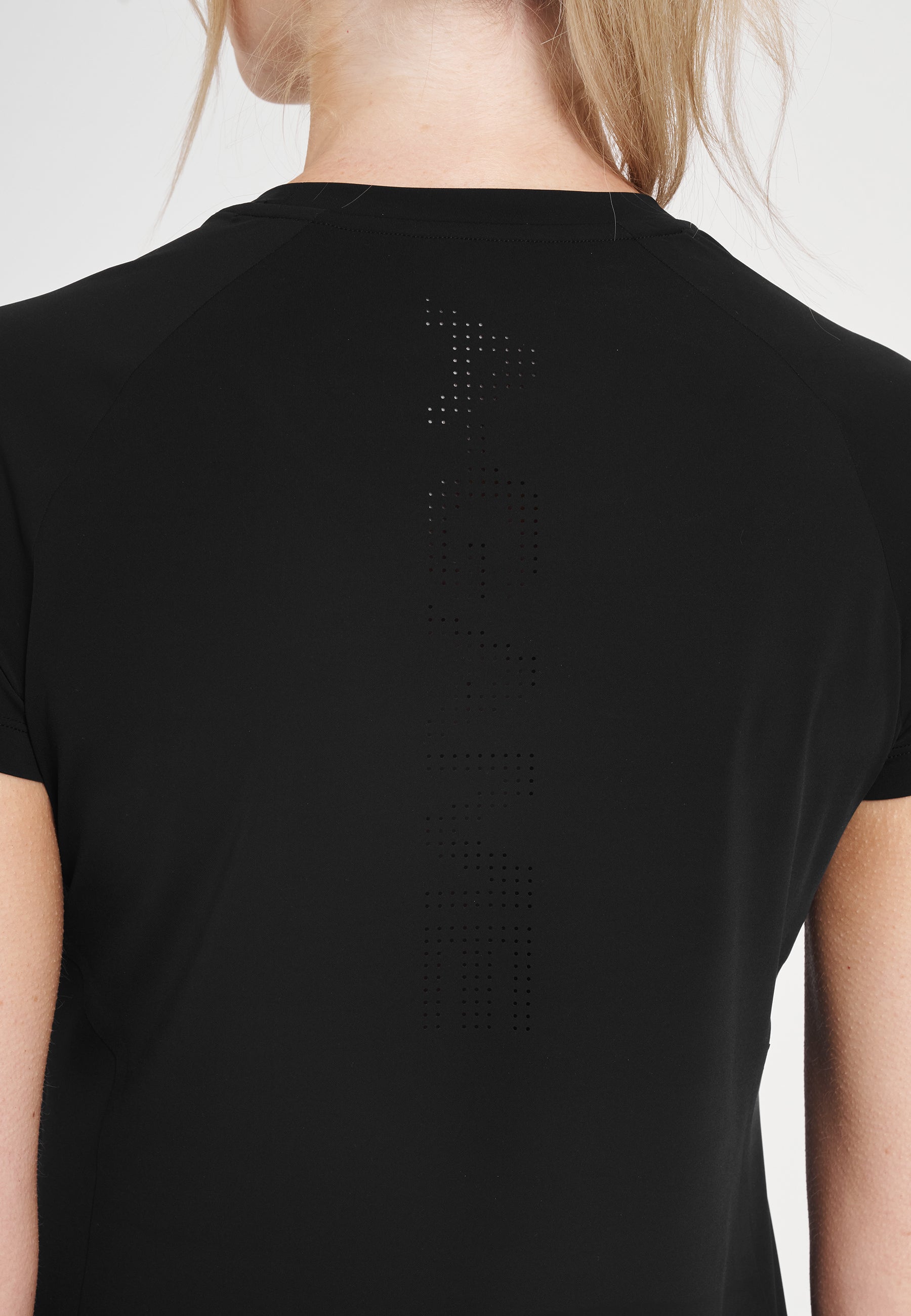 Maglia da allenamento a maniche corte A-Game da donna - Nera