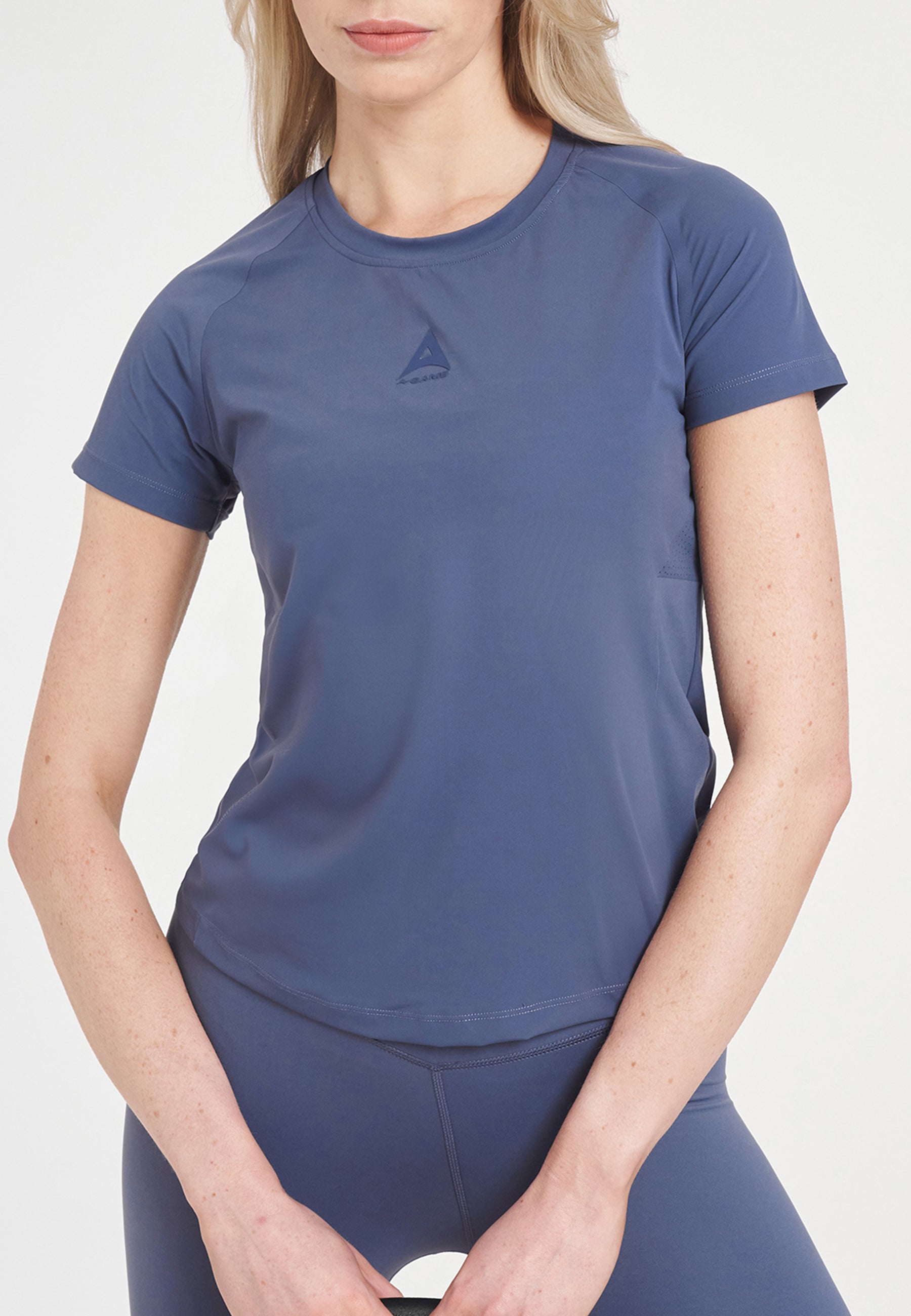 Maglia da allenamento a maniche corte A-Game da donna - Blu