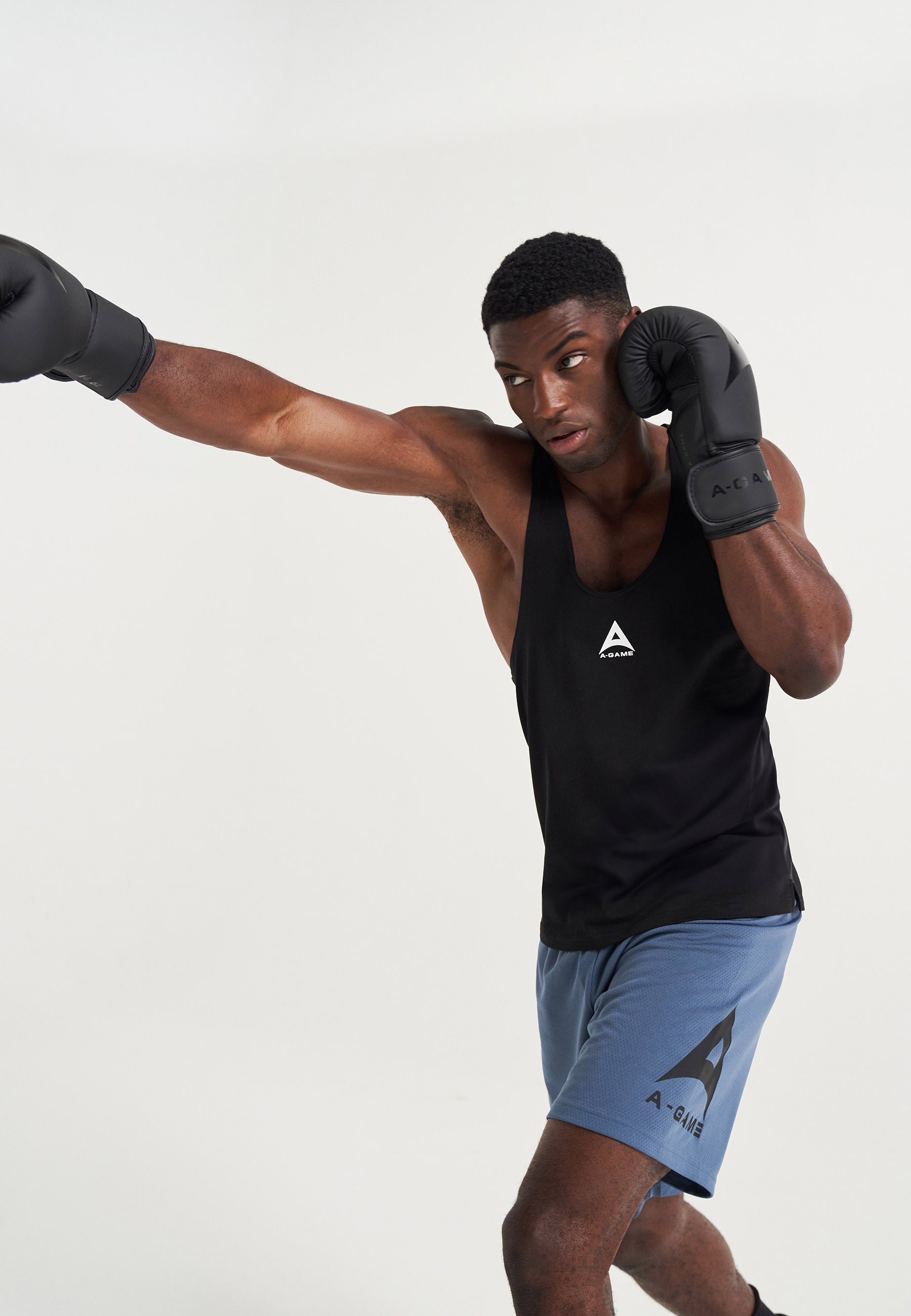 GILET D'ENTRAÎNEMENT STRINGER A-GAME POUR HOMMES - NOIR