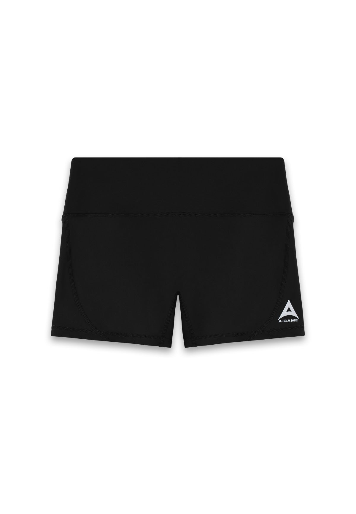 Mini pantaloncini da allenamento con logo A-Game da donna - neri