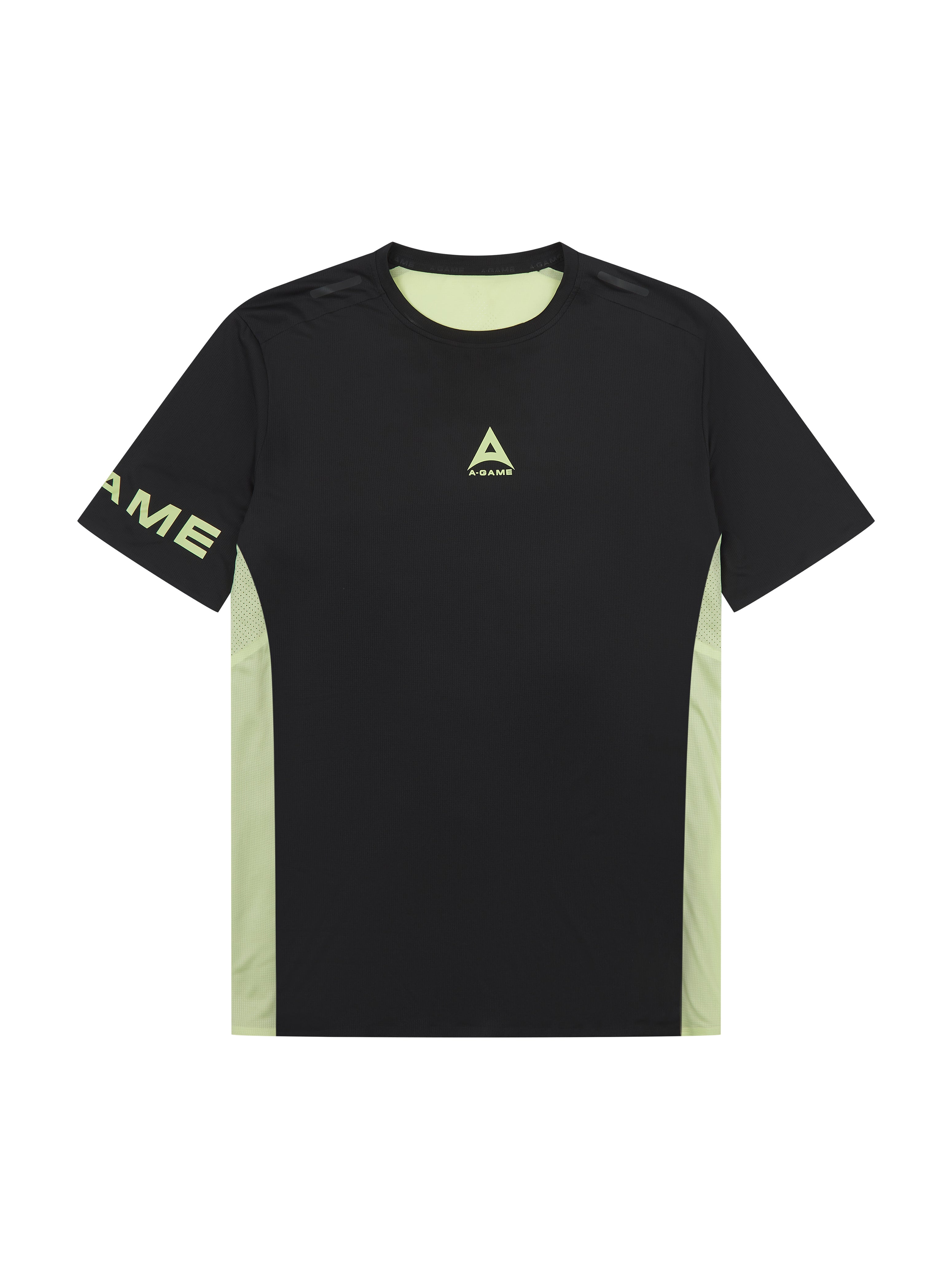 T-shirt d'entraînement A-Game Performance pour hommes - Noir/Lime