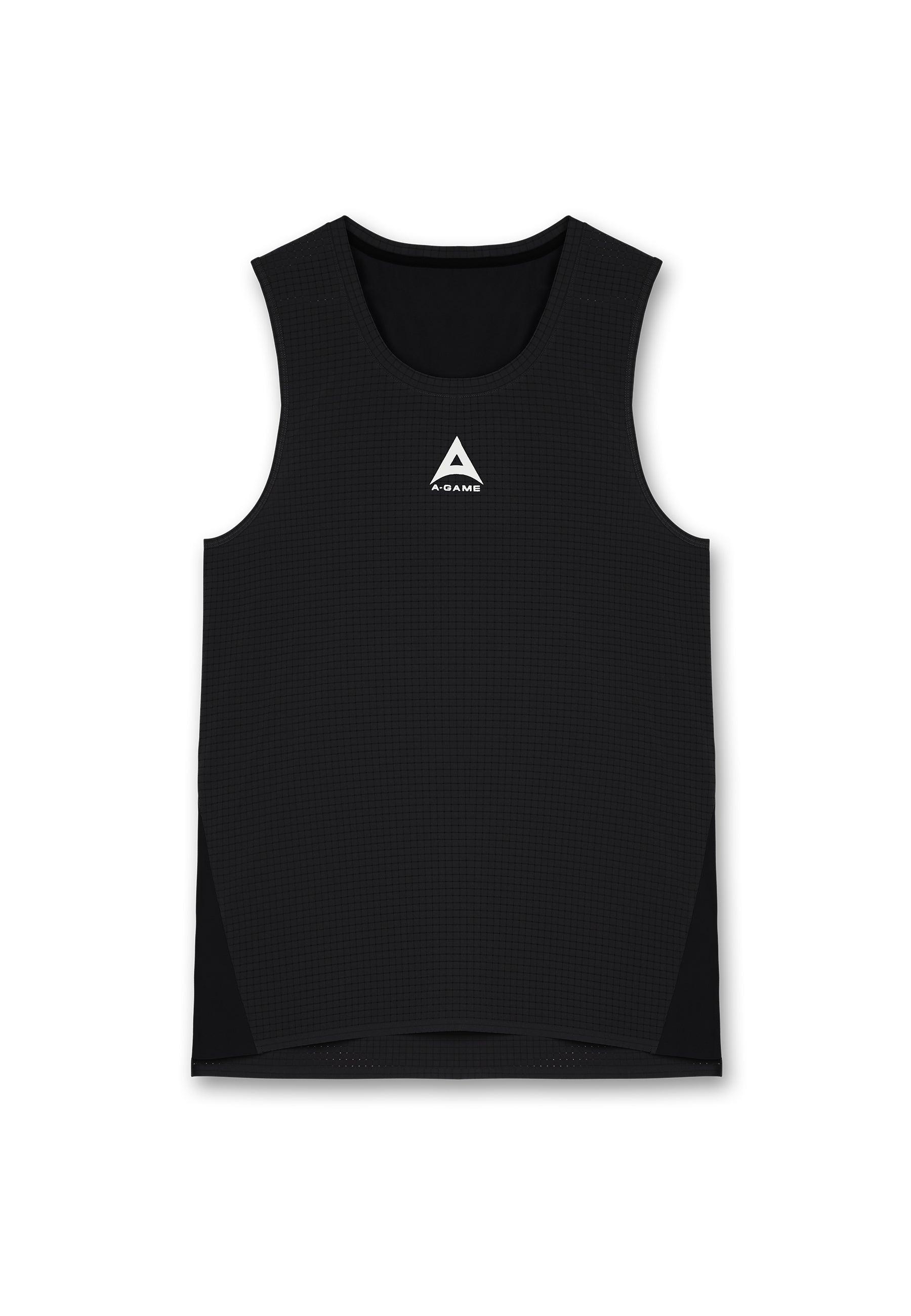 Gilet da allenamento in rete A-Game da uomo - Nero