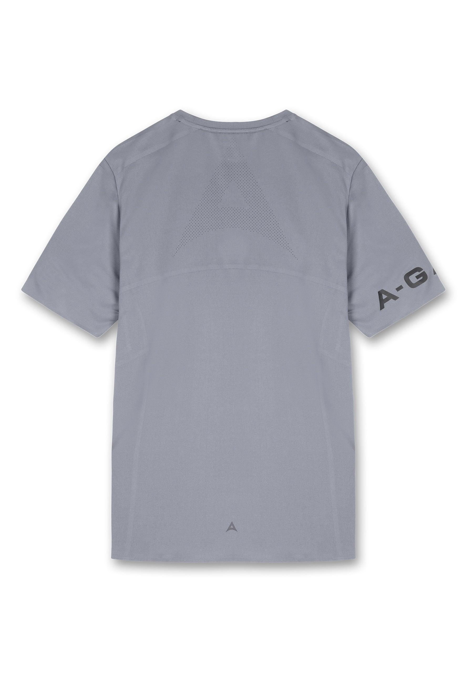 T-SHIRT D'ENTRAÎNEMENT A-GAME PERFORMANCE POUR HOMMES - GRIS ACIER