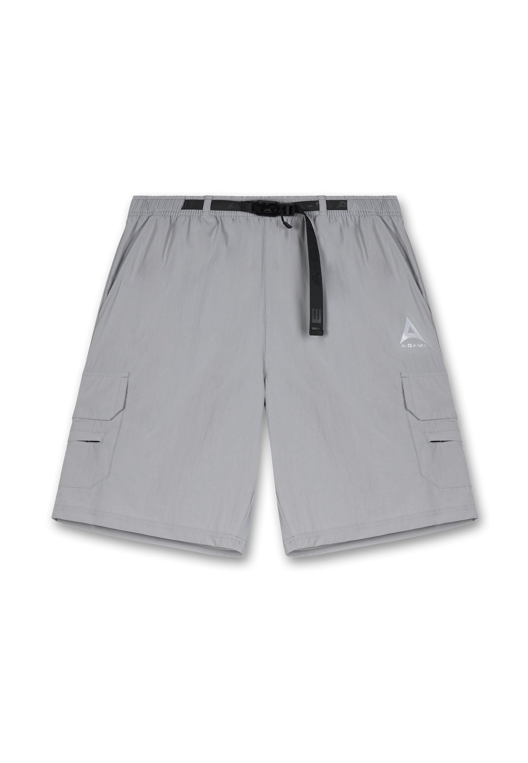 Pantaloncini cargo A-Game Tech da uomo - Grigio acciaio