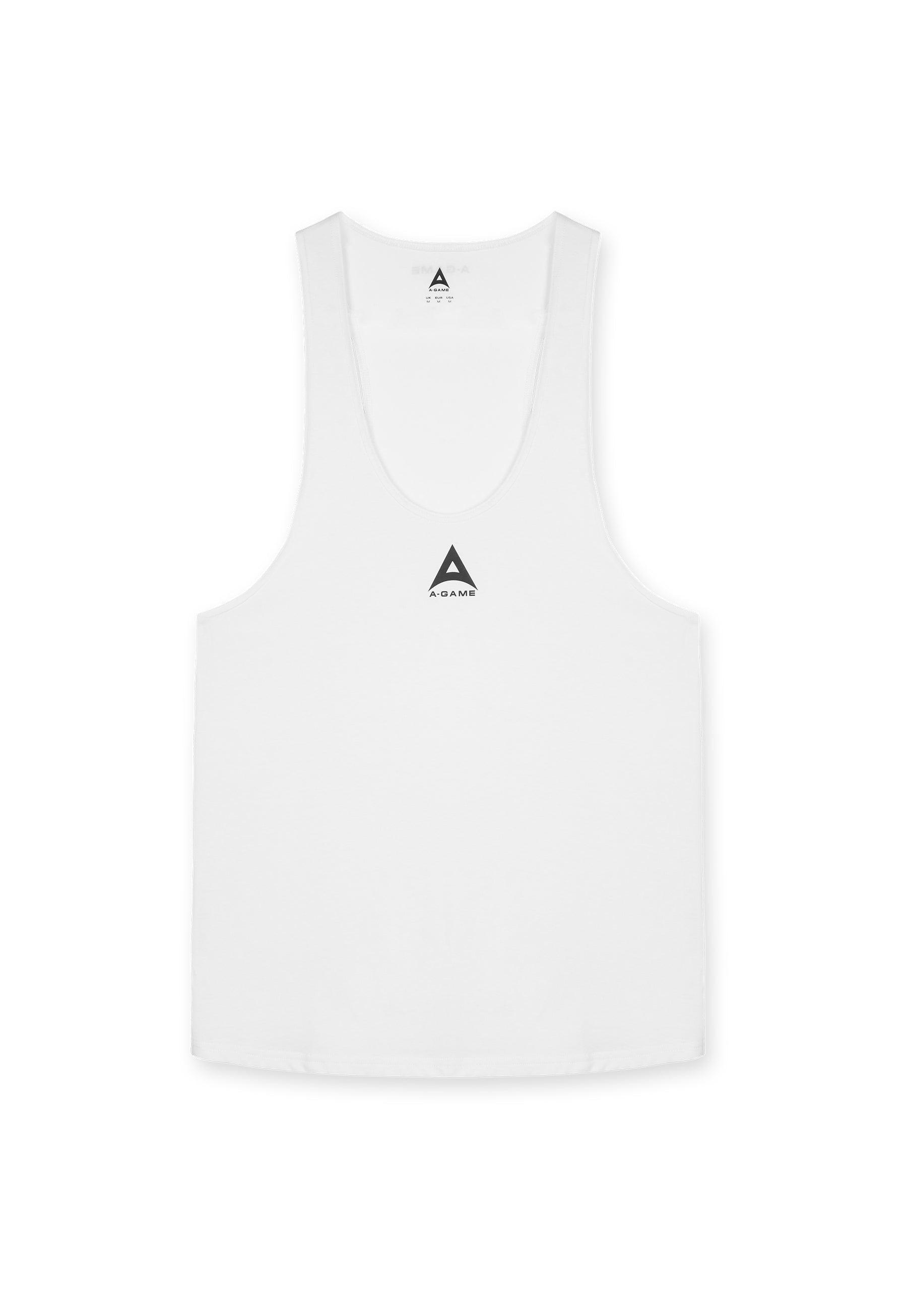 Gilet stringer da allenamento A-Game da uomo - bianco