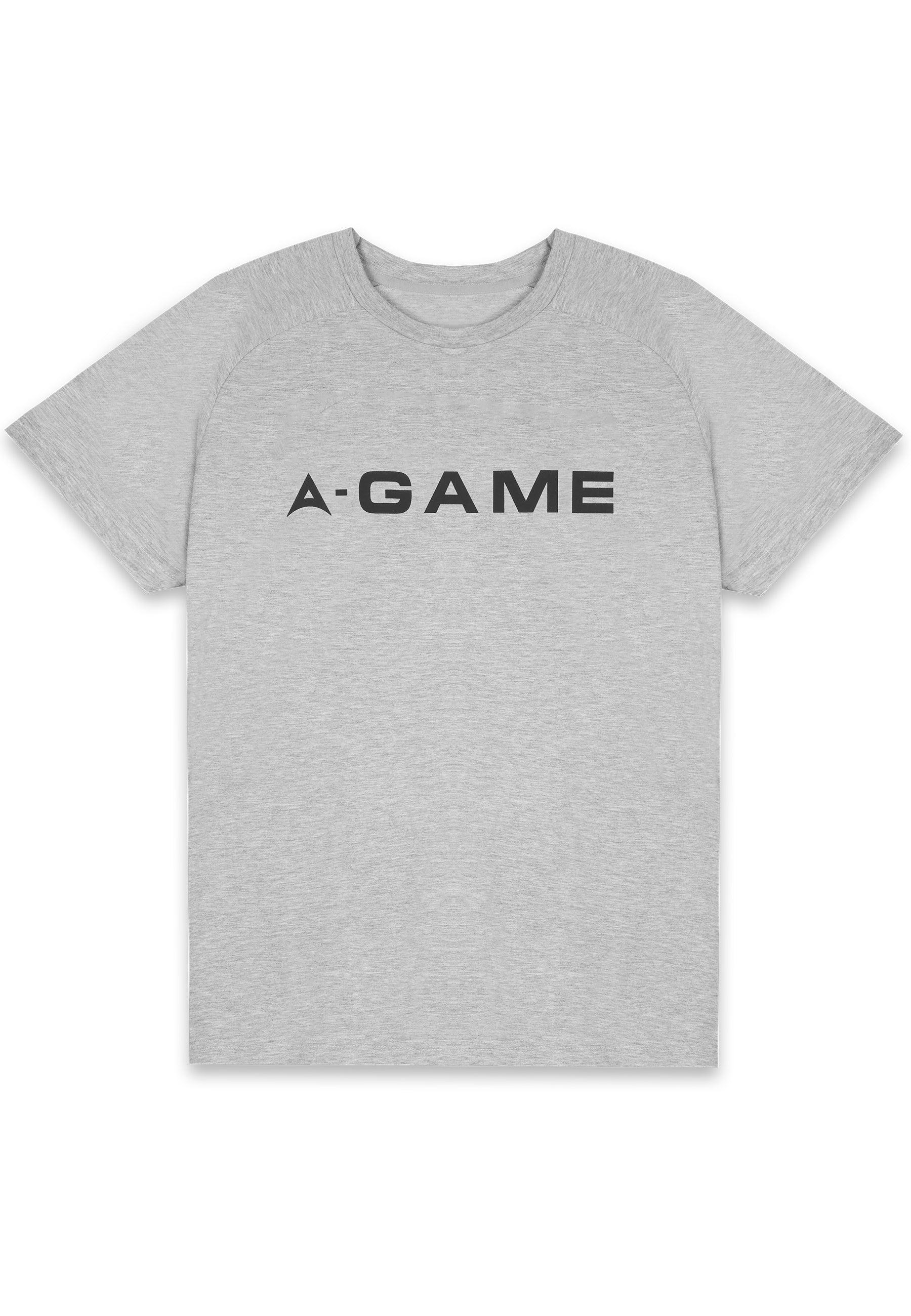 T-shirt da uomo con logo grafico Bring Your A-Game - grigio mélange