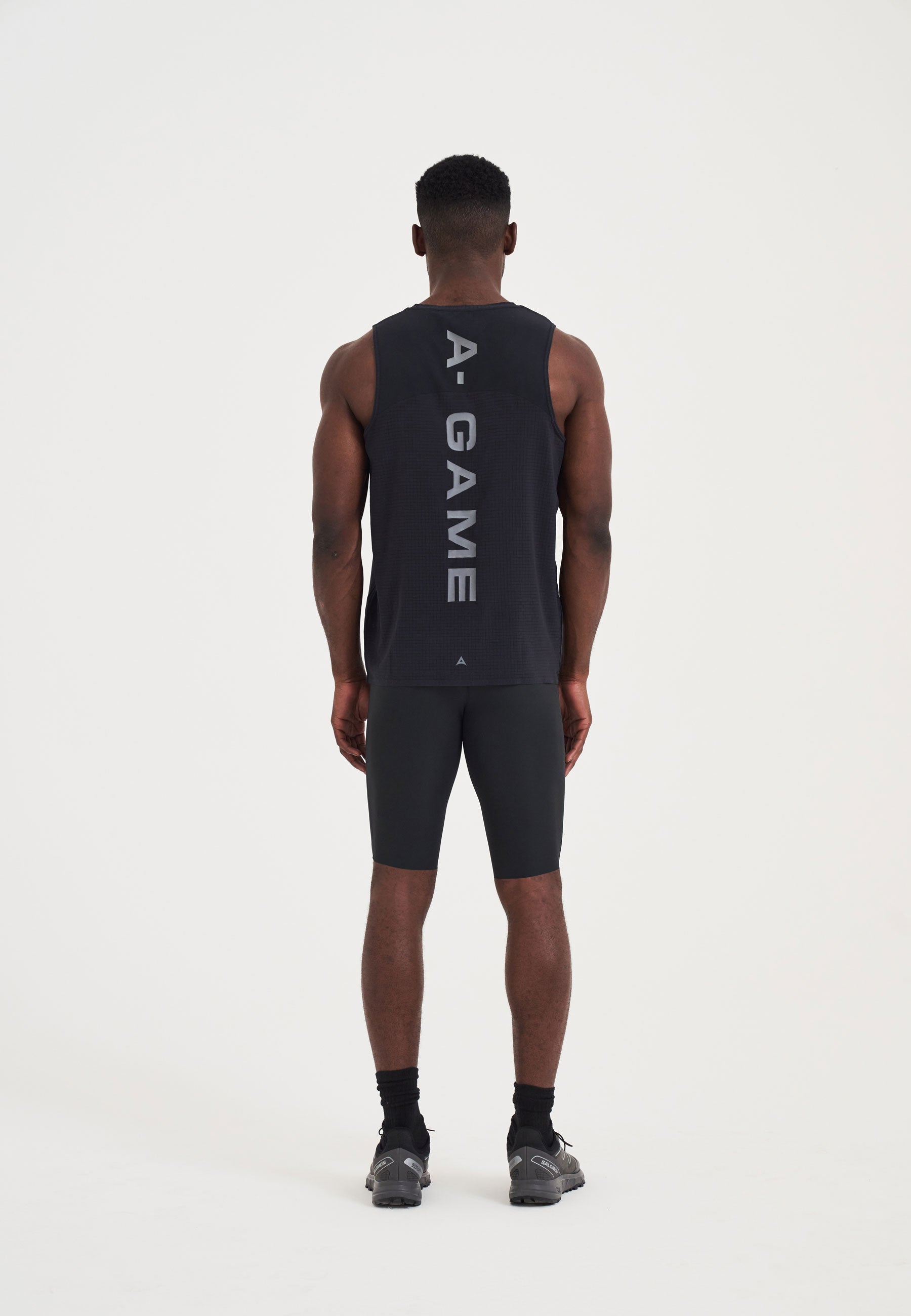 Gilet da allenamento in rete A-Game da uomo - Nero