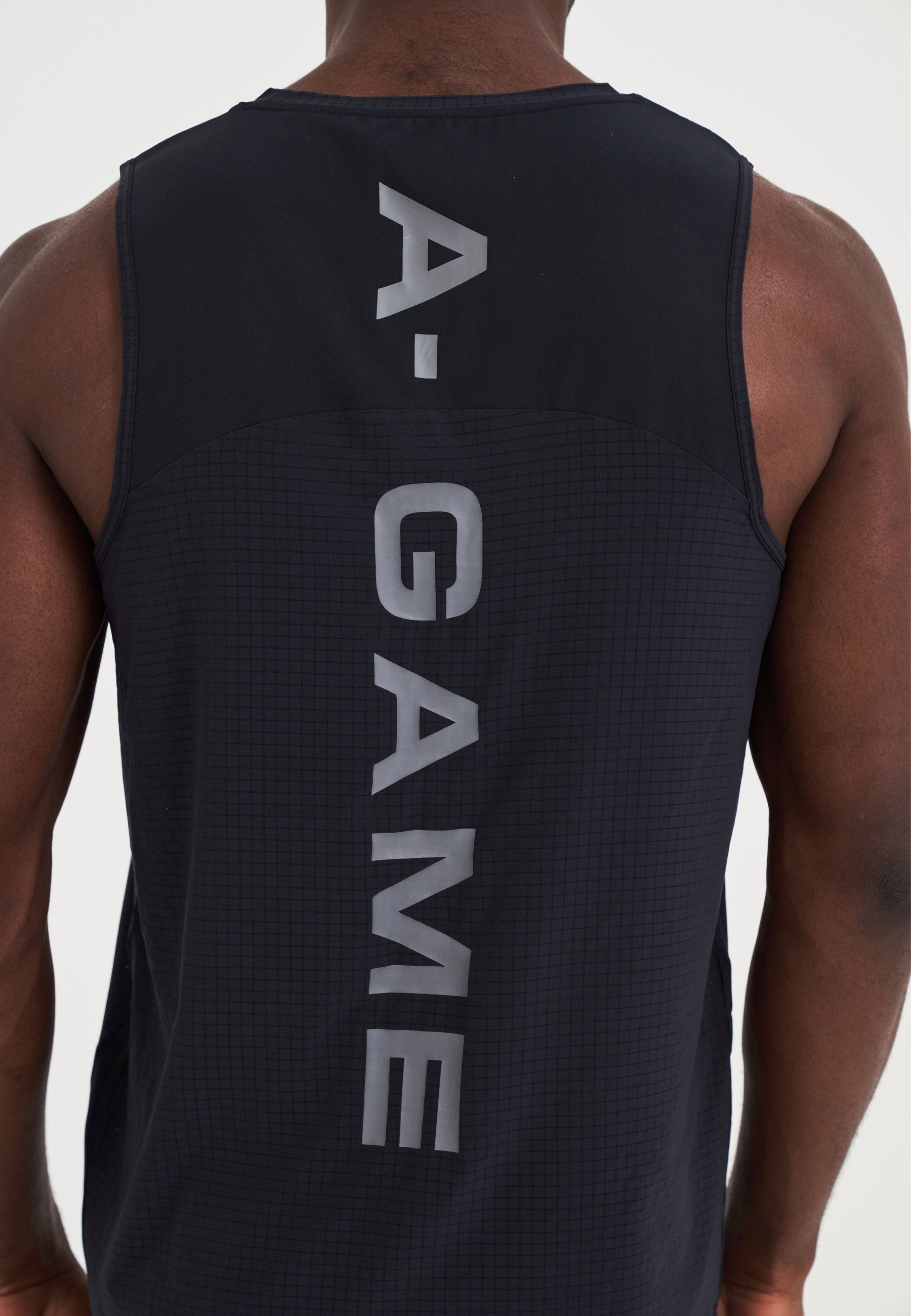 Gilet da allenamento in rete A-Game da uomo - Nero
