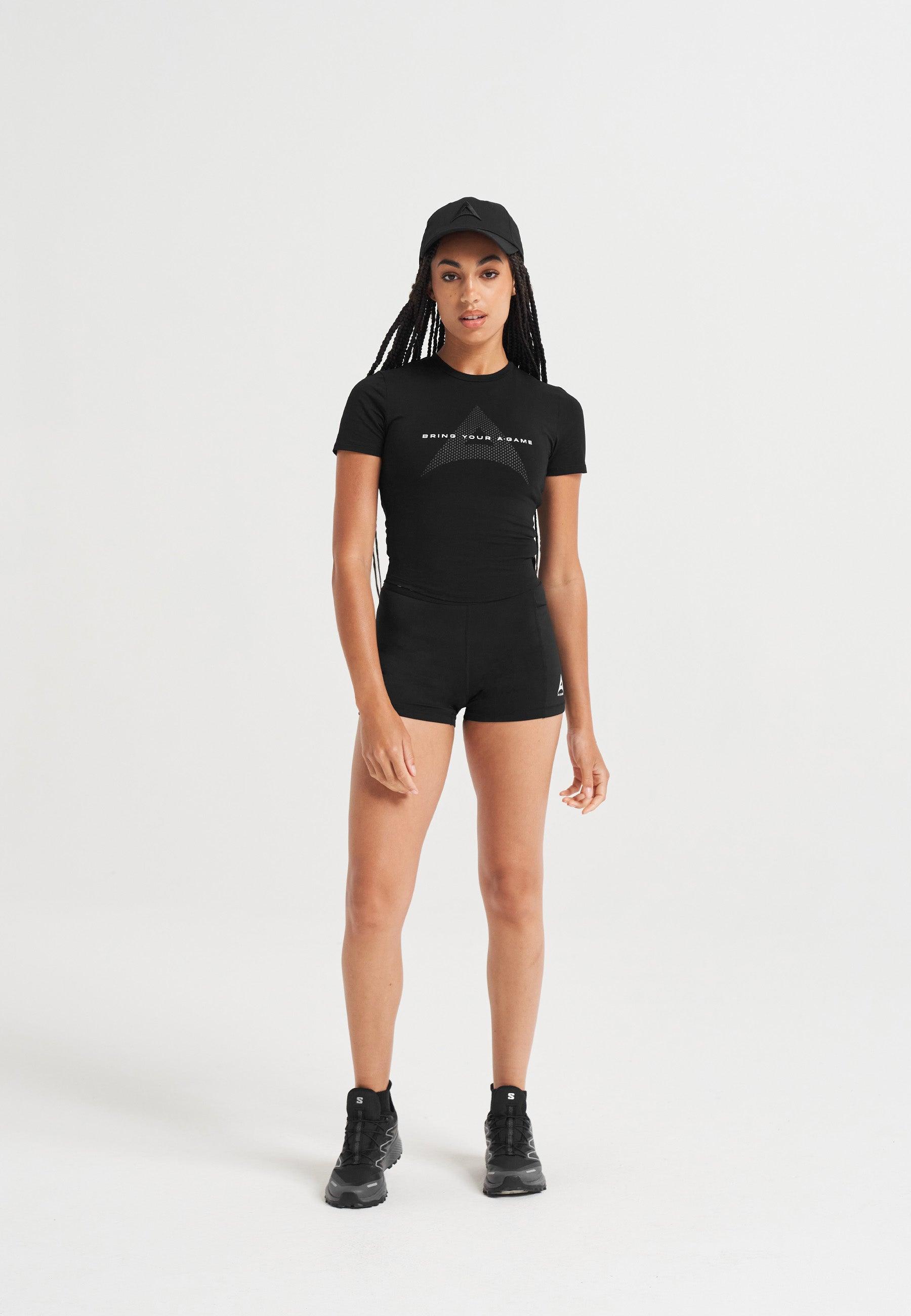 Maglia a maniche corte A-Game Bring Your A Game da donna - Nera