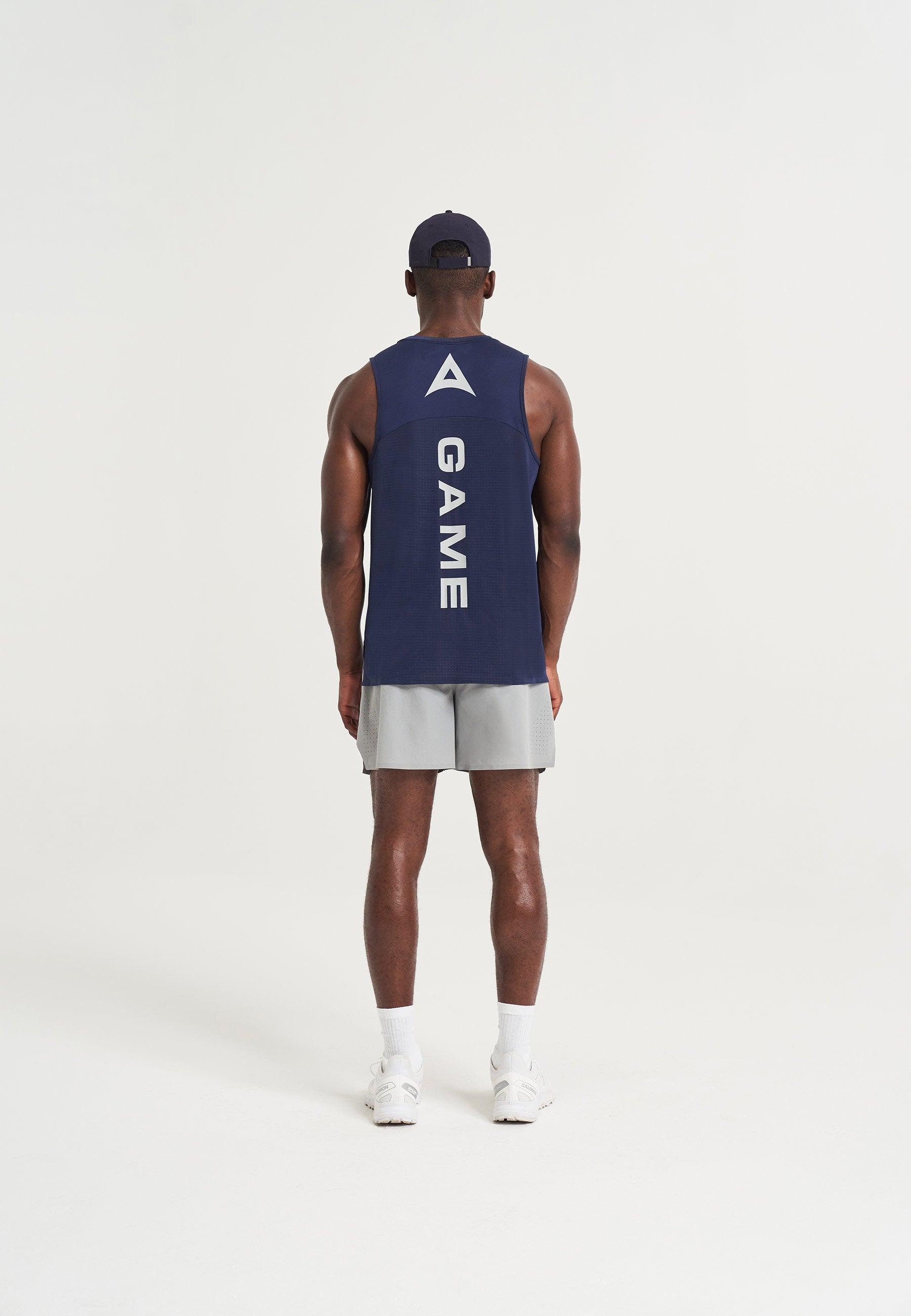 DÉBARDEUR D'ENTRAÎNEMENT A-GAME POUR HOMMES - MARINE