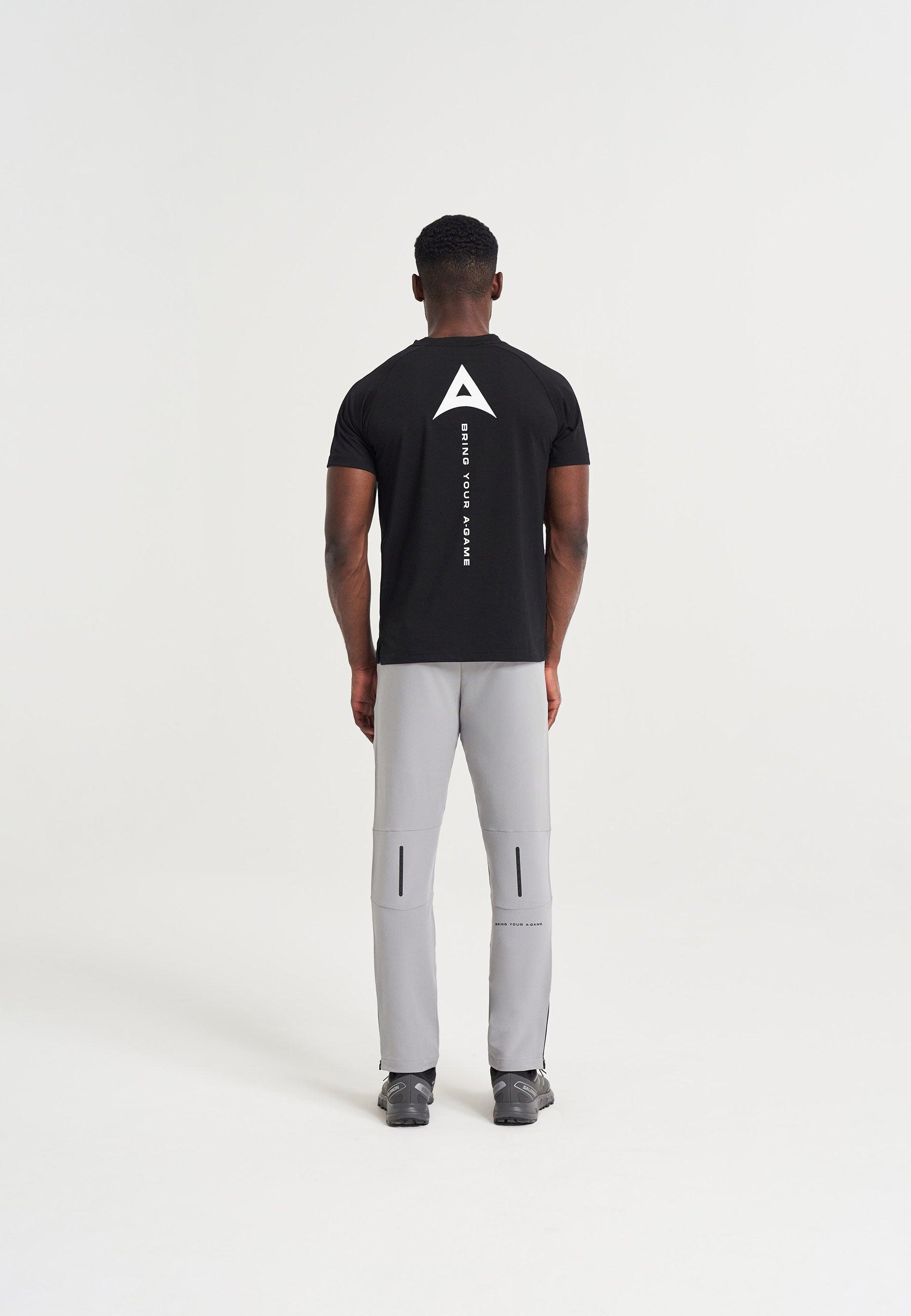 T-SHIRT AVEC LOGO GRAPHIQUE POUR HOMMES APPORTEZ VOTRE A-GAME - NOIR
