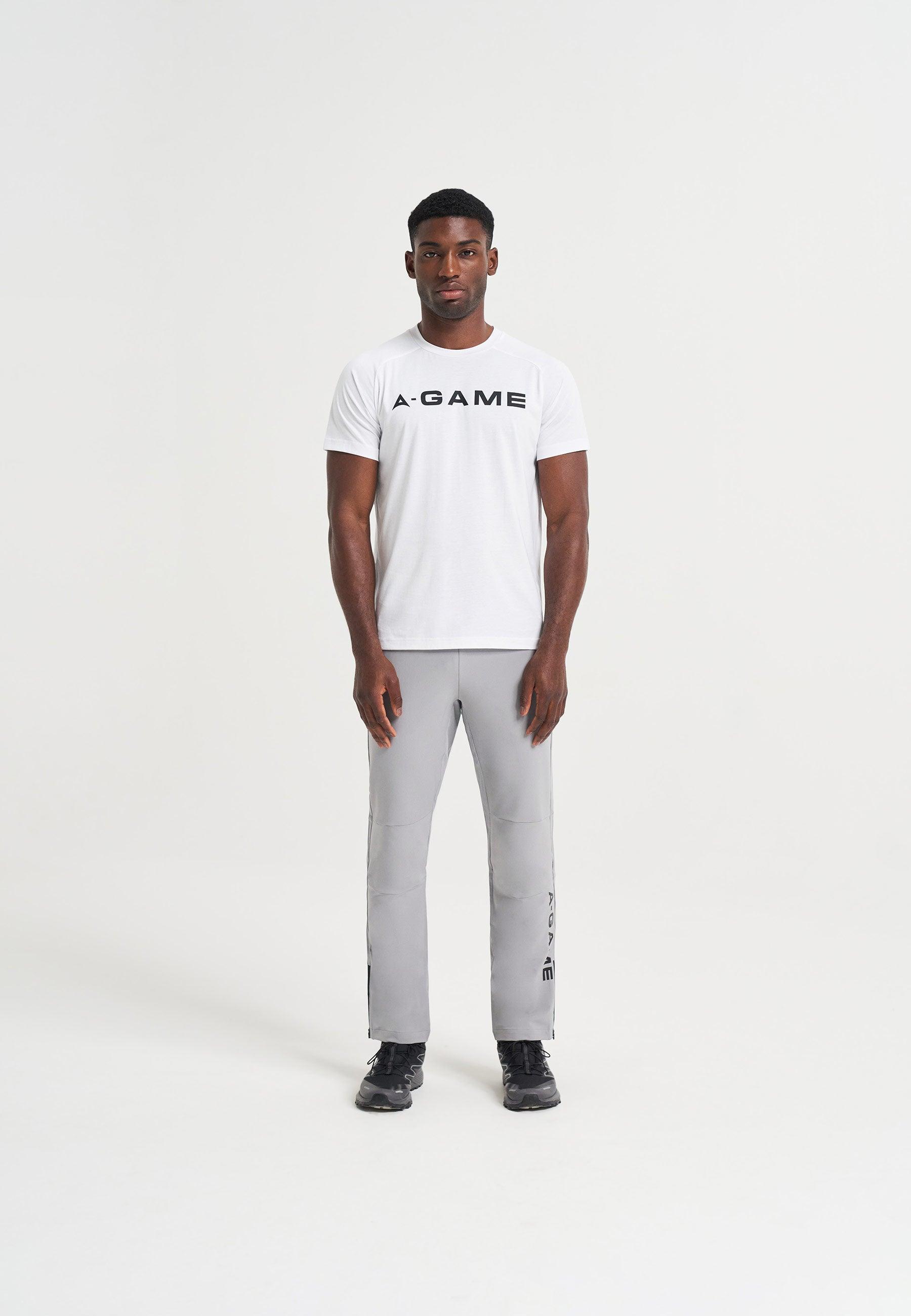 T-shirt da uomo con logo grafico Bring Your A-Game - bianca