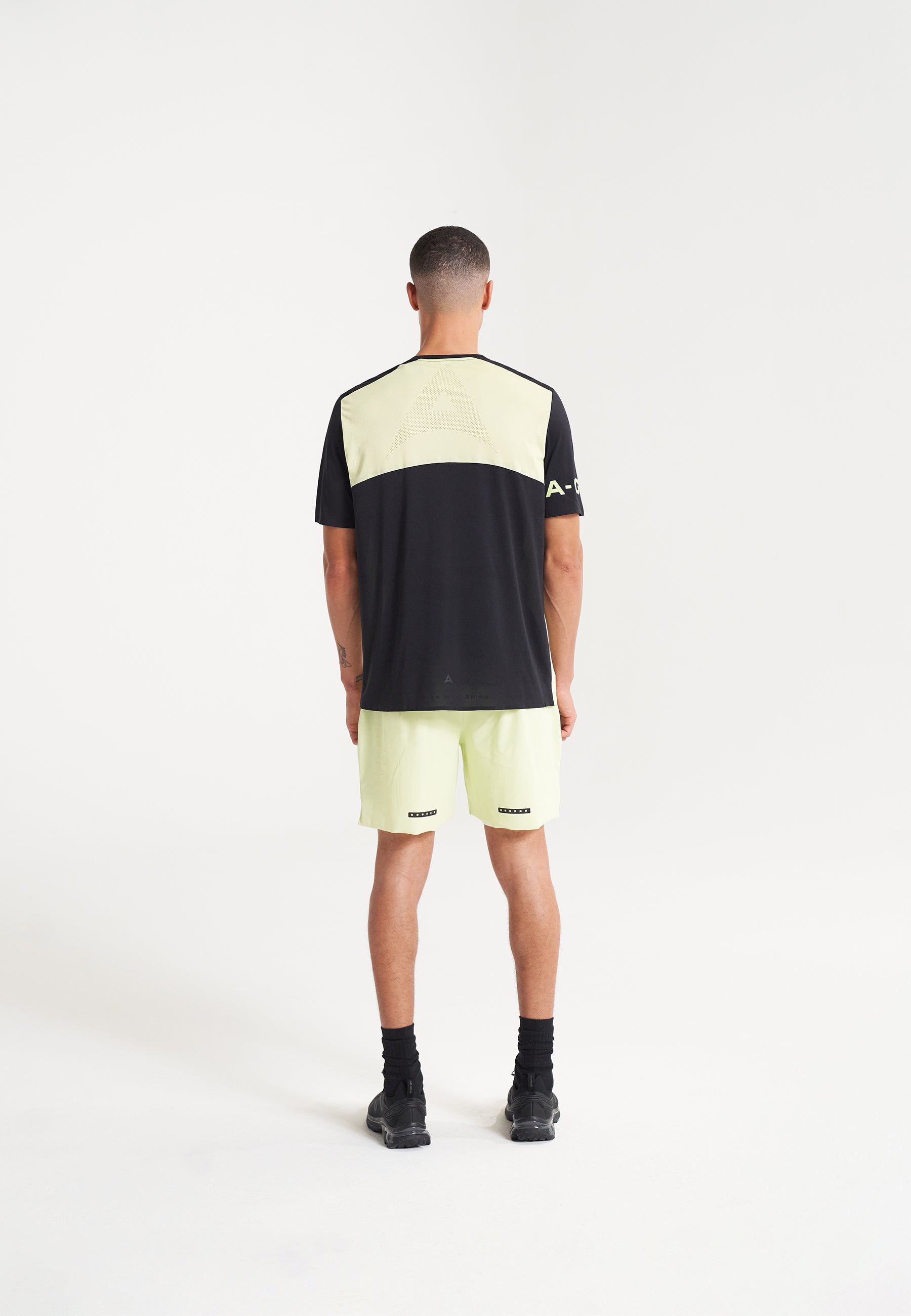 T-shirt d'entraînement A-Game Performance pour hommes - Noir/Lime
