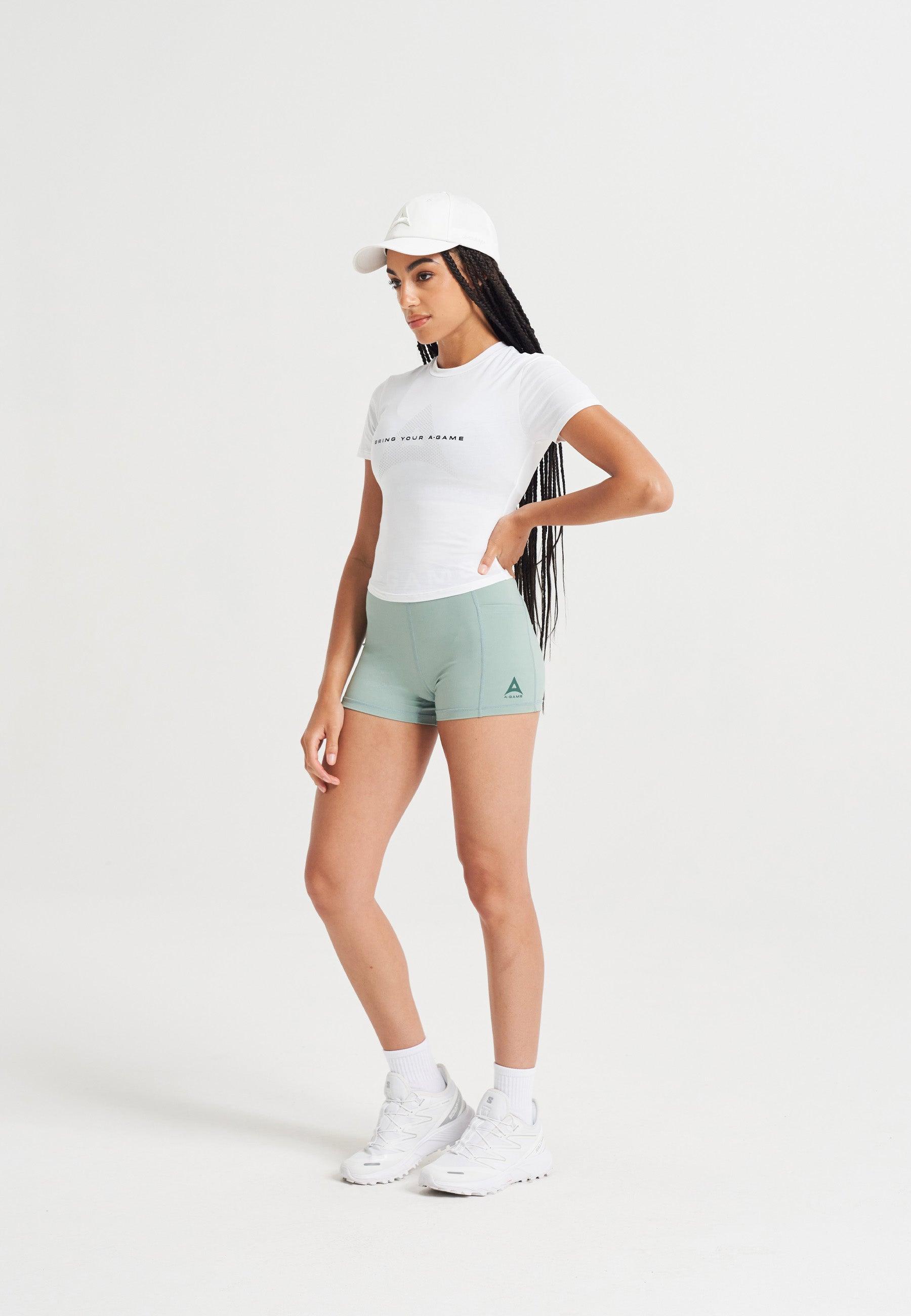 UNISEX A-GAME ICON LOGO CAP - WHITE