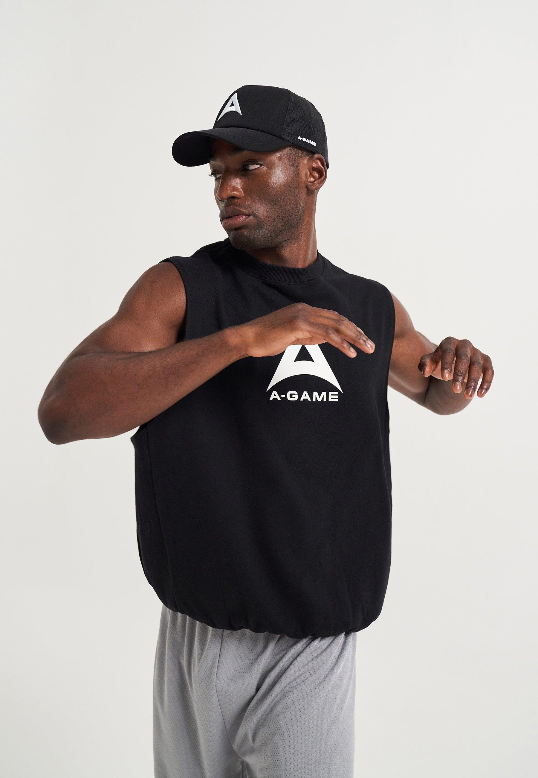Cappellino da allenamento in rete unisex A-Game - nero
