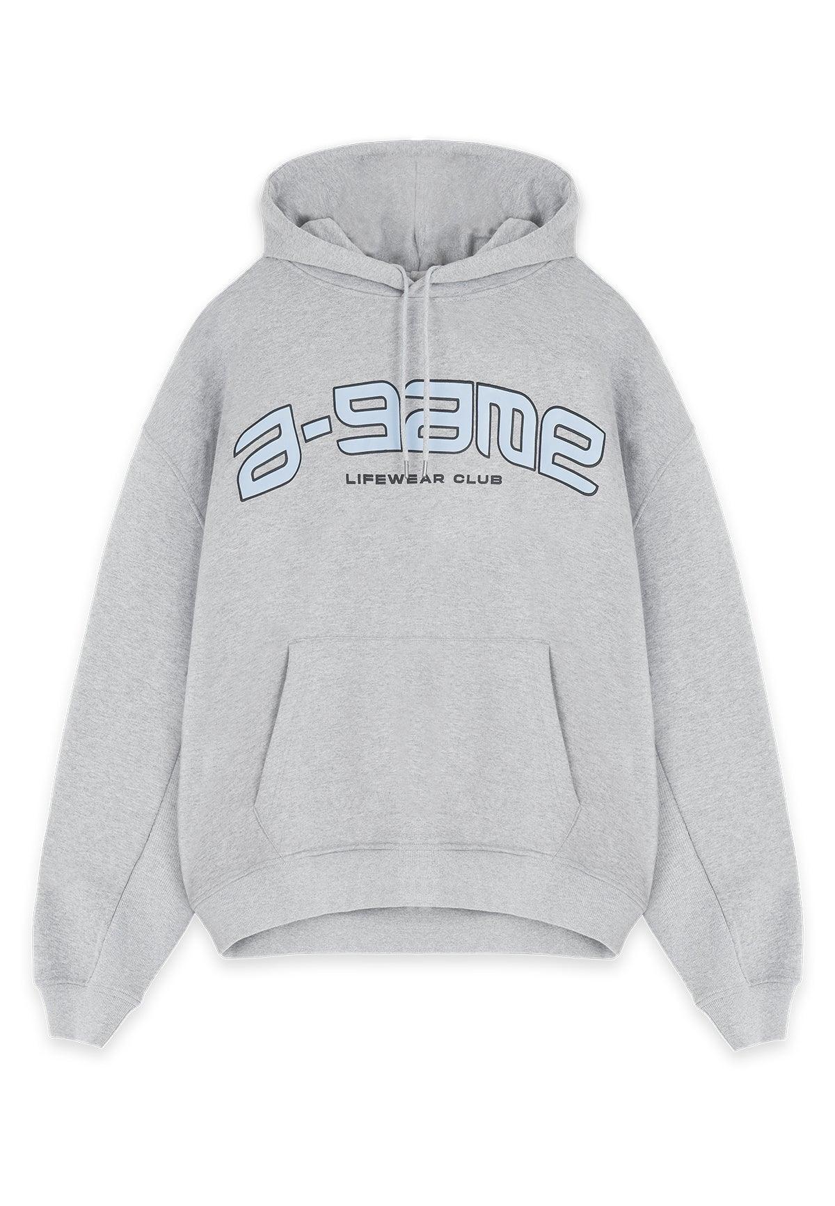 SWEAT À CAPUCHE GRAPHIQUE A-GAME ROTATE LOGO POUR FEMME - GRIS CHINÉ