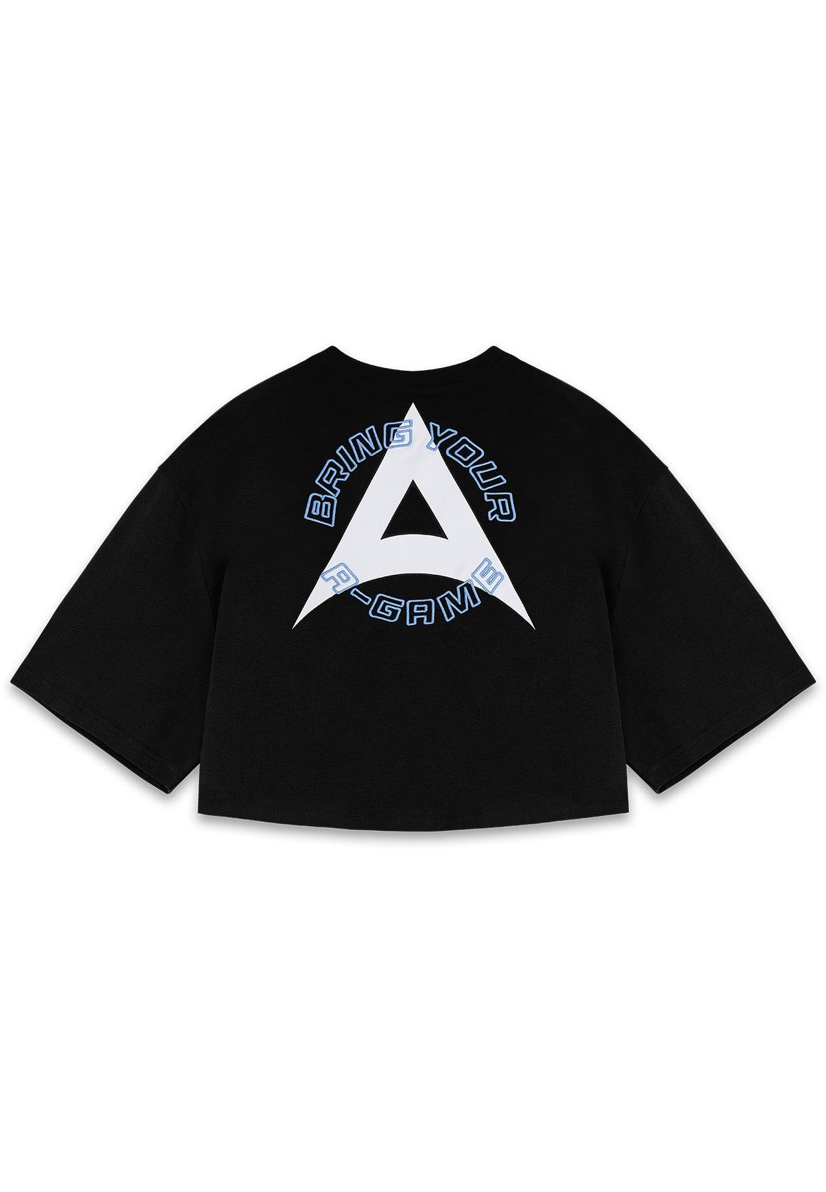 Maglietta corta rilassata Bring Your A-Game da donna - Nera