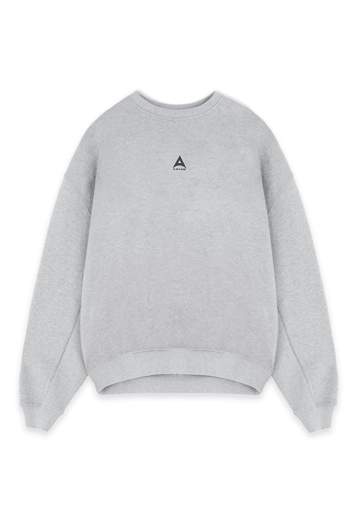 Felpa grafica da donna con logo Icon A-Game - Grigio Marl