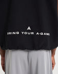 SWEAT-SHIRT SANS MANCHES GRAPHIQUE POUR HOMMES BRING YOUR A-GAME - NOIR