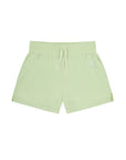 WOMENS A-GAME TRAINING RUNNER SHORTS - LIME/WHITE