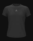 T-SHIRT D'ENTRAÎNEMENT À MANCHES COURTES A-GAME POUR FEMME - NOIR