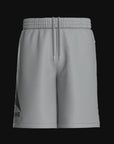 SHORT DE BASKET-BALL AVEC LOGO A-GAME POUR HOMMES - GRIS ACIER